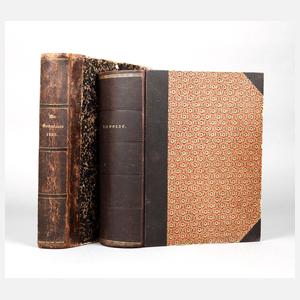 Paar Bände Wochenzeitungen um 1900