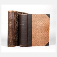 Paar Bände Wochenzeitungen um 1900111