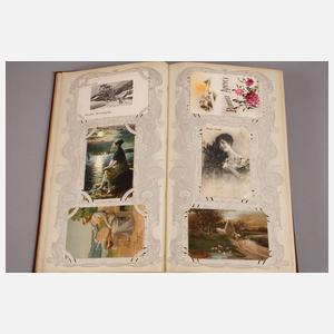 Ansichtskartenalbum Kitschpostkarten