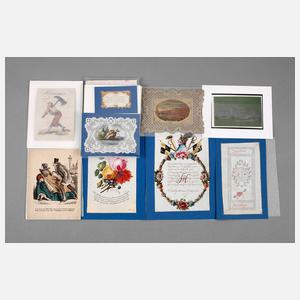 Kleine Sammlung Kitsch- und Sinnesmotive