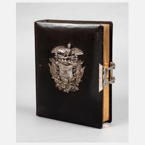 Militärisches Fotoalbum 1890