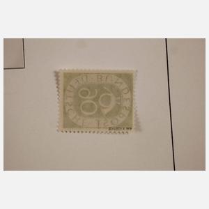 Briefmarken BRD kplt. 1949–83 Posthorn geprüft