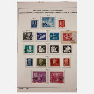 Briefmarken DDR 1949–77 gestempelt