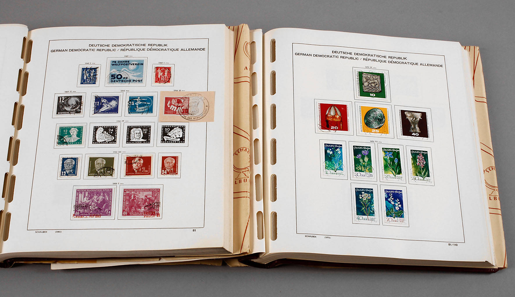 Briefmarken DDR 1949–77 gestempelt