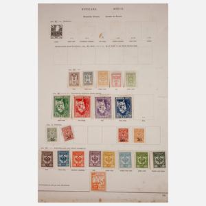 Briefmarken Russland 1870–1930