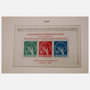Briefmarken Westberlin 1949–84