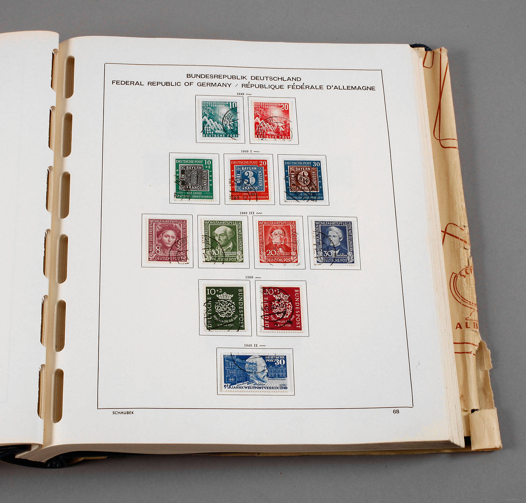 Briefmarkenbund kplt. 1949–83