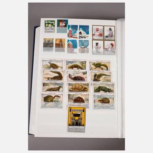 Album Reklamemarken und Papiersiegel