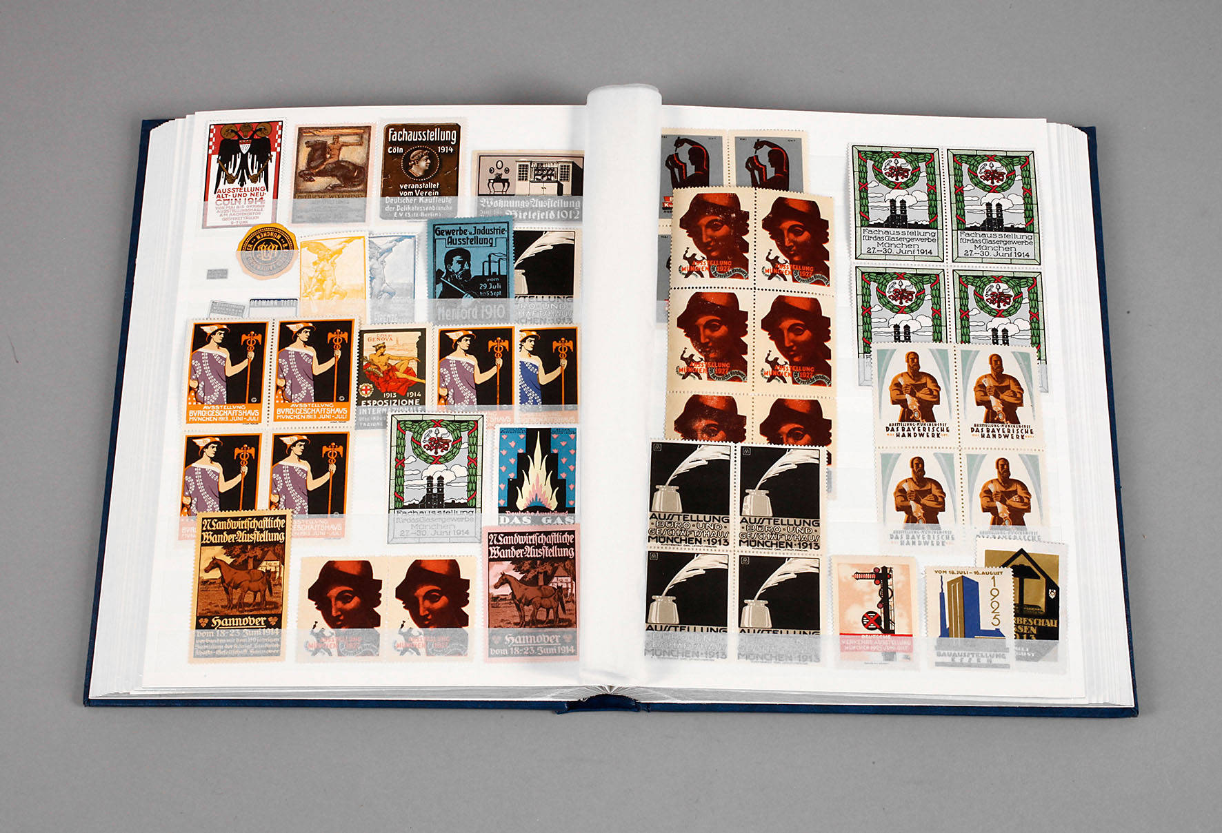 Album Reklamemarken und Papiersiegel