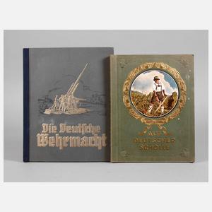 Zwei Sammelbilderalben 3. Reich