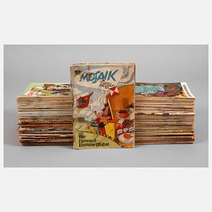 Konvolut Mosaik-Hefte