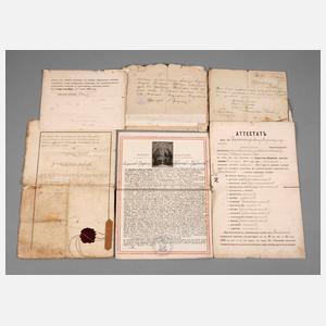 Konvolut russische Dokumente