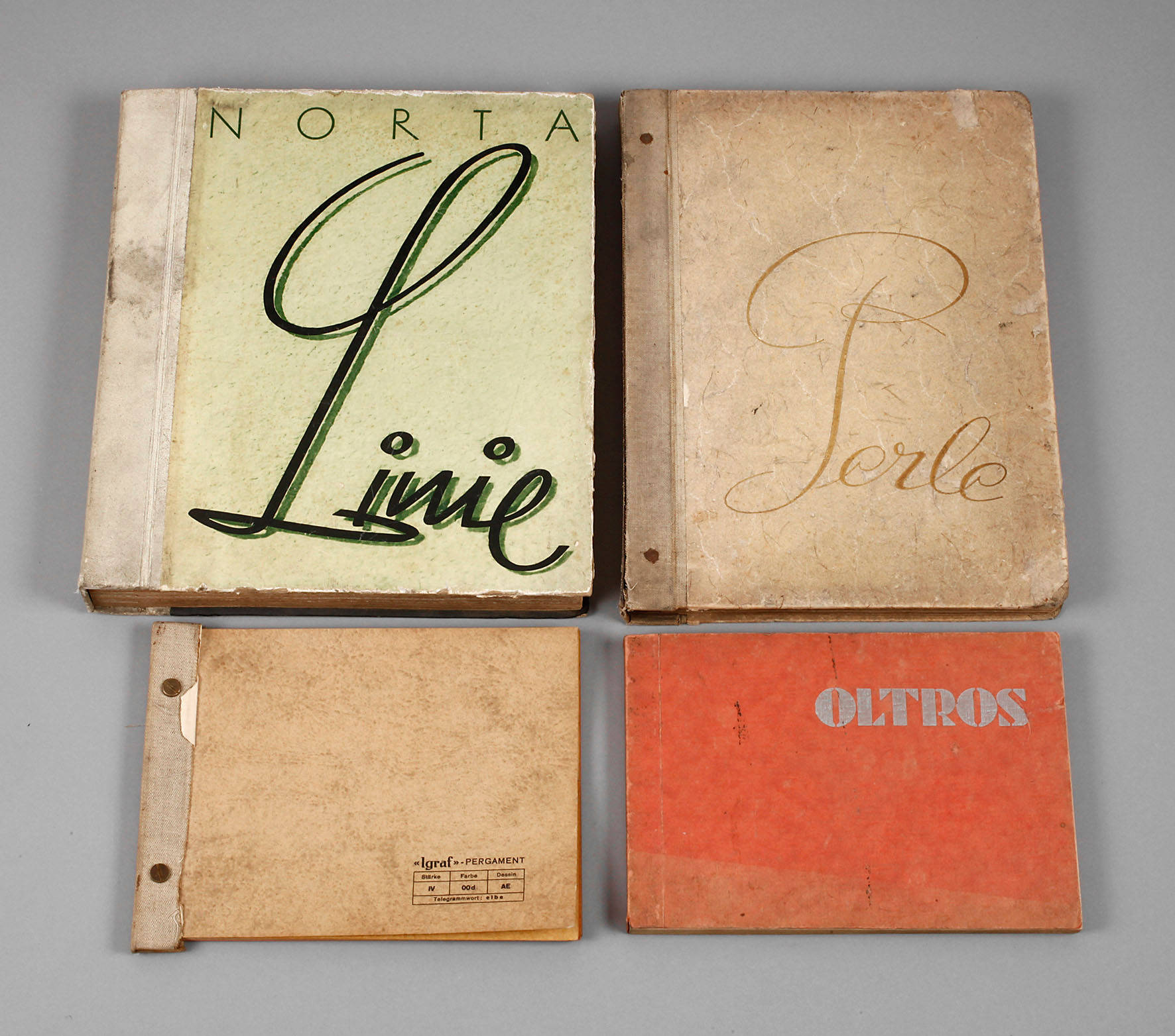 Konvolut Tapetenmusterbücher