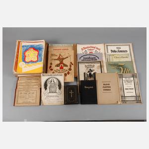 Großes Konvolut Notenheftchen