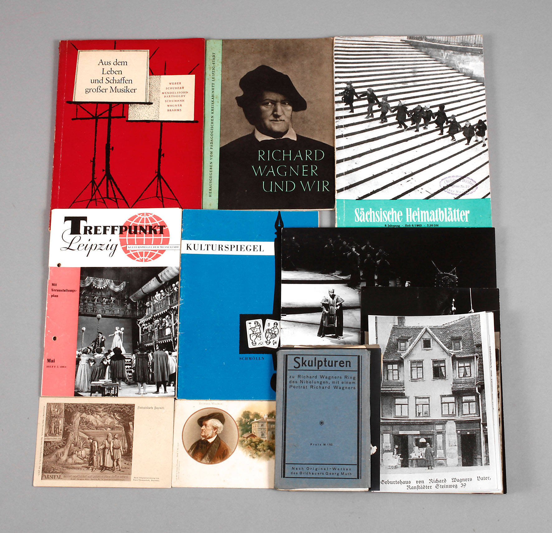 Konvolut Richard Wagner und Leipzig