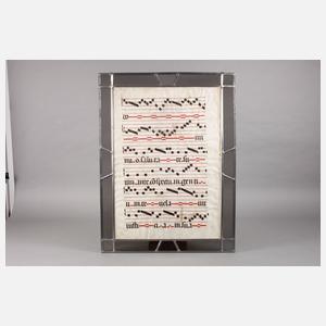 Blatt aus einem Antiphonar