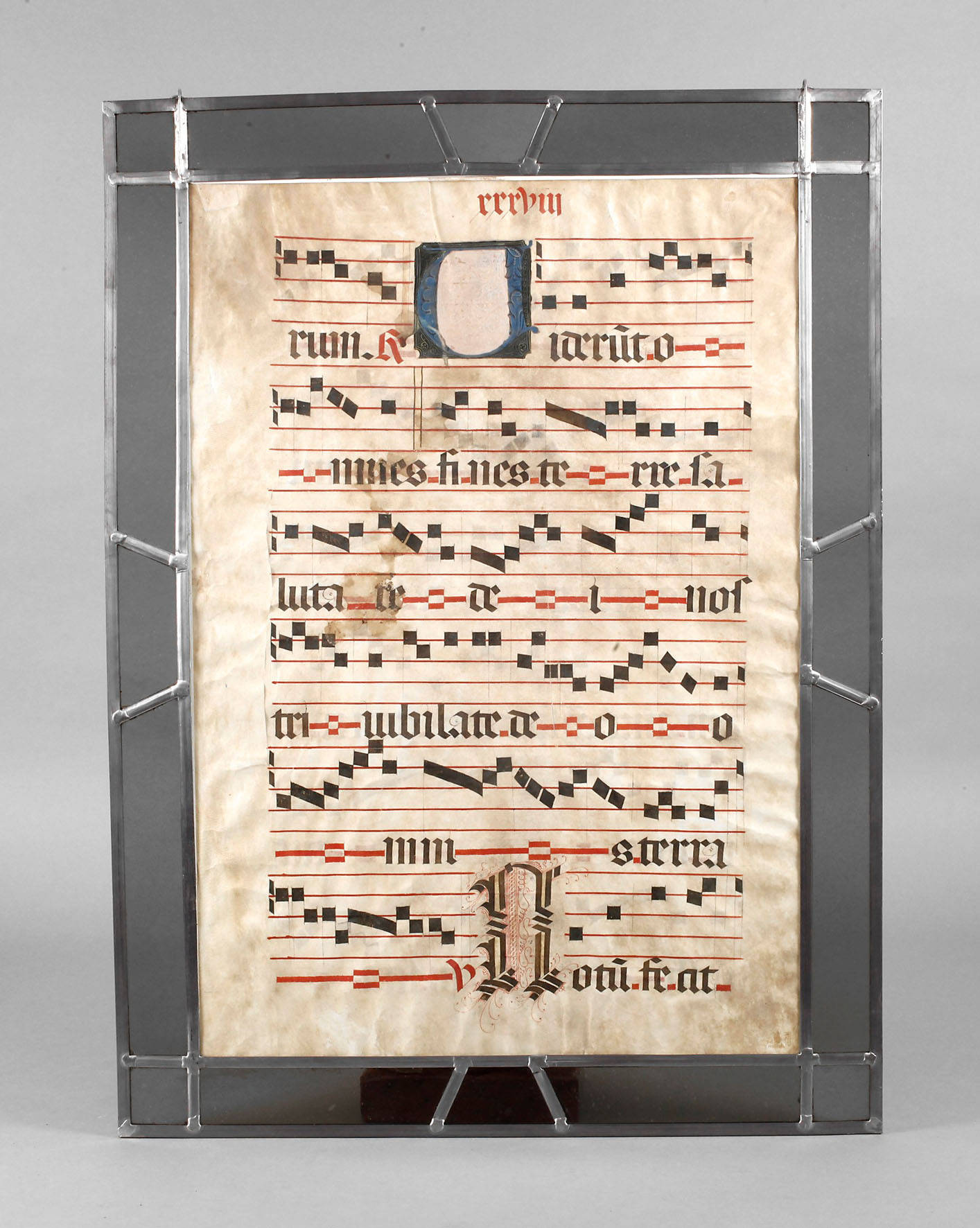 Blatt aus einem Antiphonar