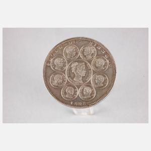 Geschichtstaler Bayern 1828