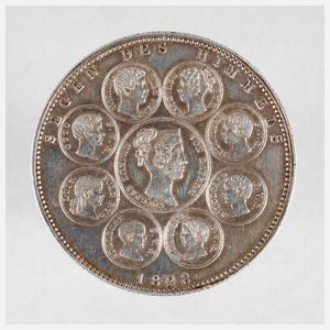 Geschichtstaler Bayern 1828