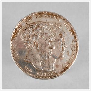Konventionstaler Sachsen 1831