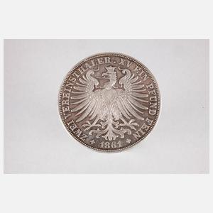 Doppelter Vereinstaler Frankfurt 1861