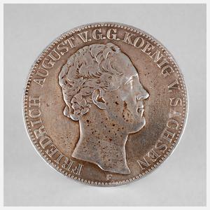Doppeltaler Sachsen 1850