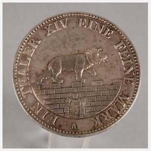 Ausbeutetaler Anhalt 1855