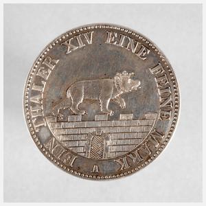 Ausbeutetaler Anhalt 1855