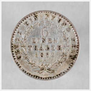 1/6 Taler Anhalt-Bernburg 1862