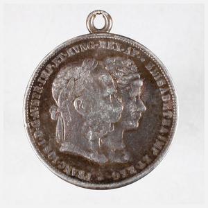 Doppelgulden Österreich 1879 (gehenkelt)