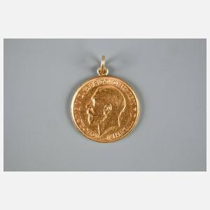 1/2 Sovereign gehenkelt