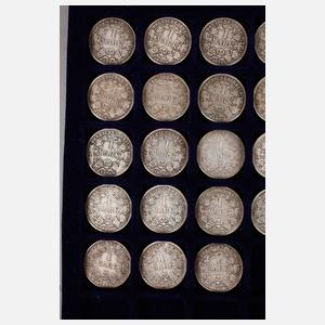 Sammlung 1 Mark Kaiserreich 1873 bis 1887