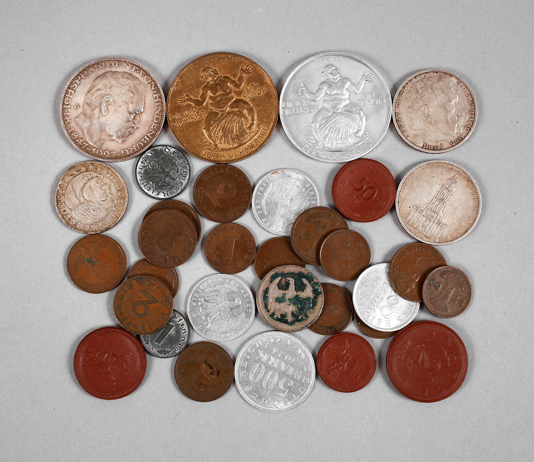 Konvolut Münzen Deutsches Reich