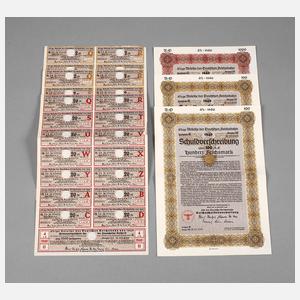 Konvolut Schuldverschreibungen