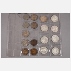 Konvolut Gedenkprägungen Deutschland