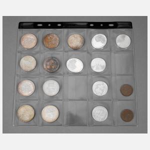 Konvolut Münzen und Medaillen Deutschland