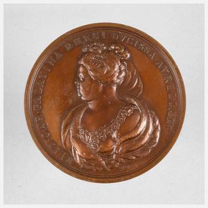 Medaille Elisabeth Charlotte von der Pfalz 1717