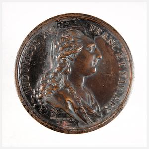 Medaille Ludwig XVI. und Marie Antoinette