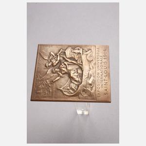 Plakette Weltausstellung St. Louis 1904