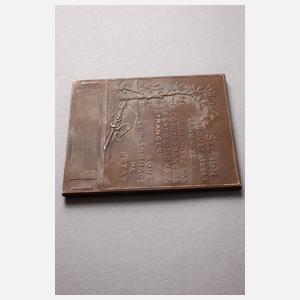 Plakette Weltausstellung St. Louis 1904