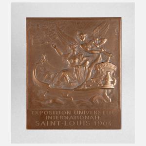 Plakette Weltausstellung St. Louis 1904