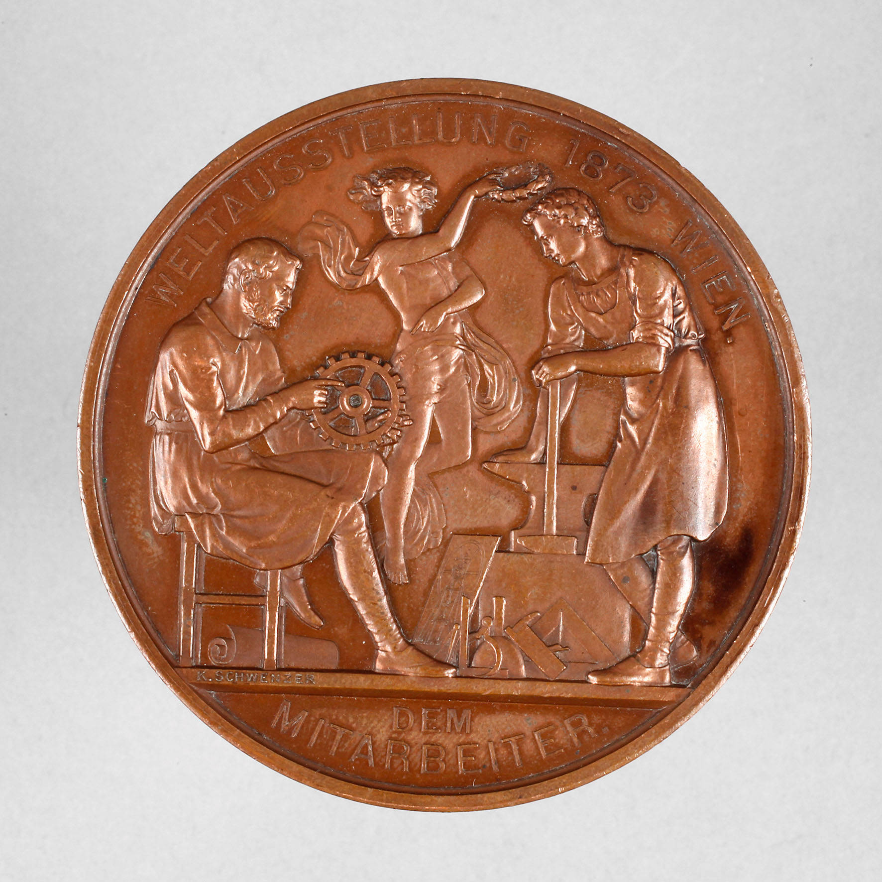 Preismedaille Weltausstellung Wien 1873