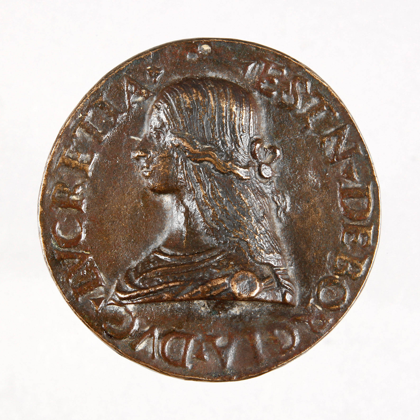 Medaille Lucretia Borgia und Alfonso d'Este