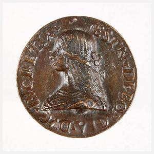Medaille Lucretia Borgia und Alfonso d'Este