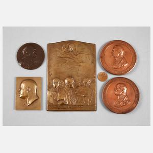 Konvolut Medaillen um 1900