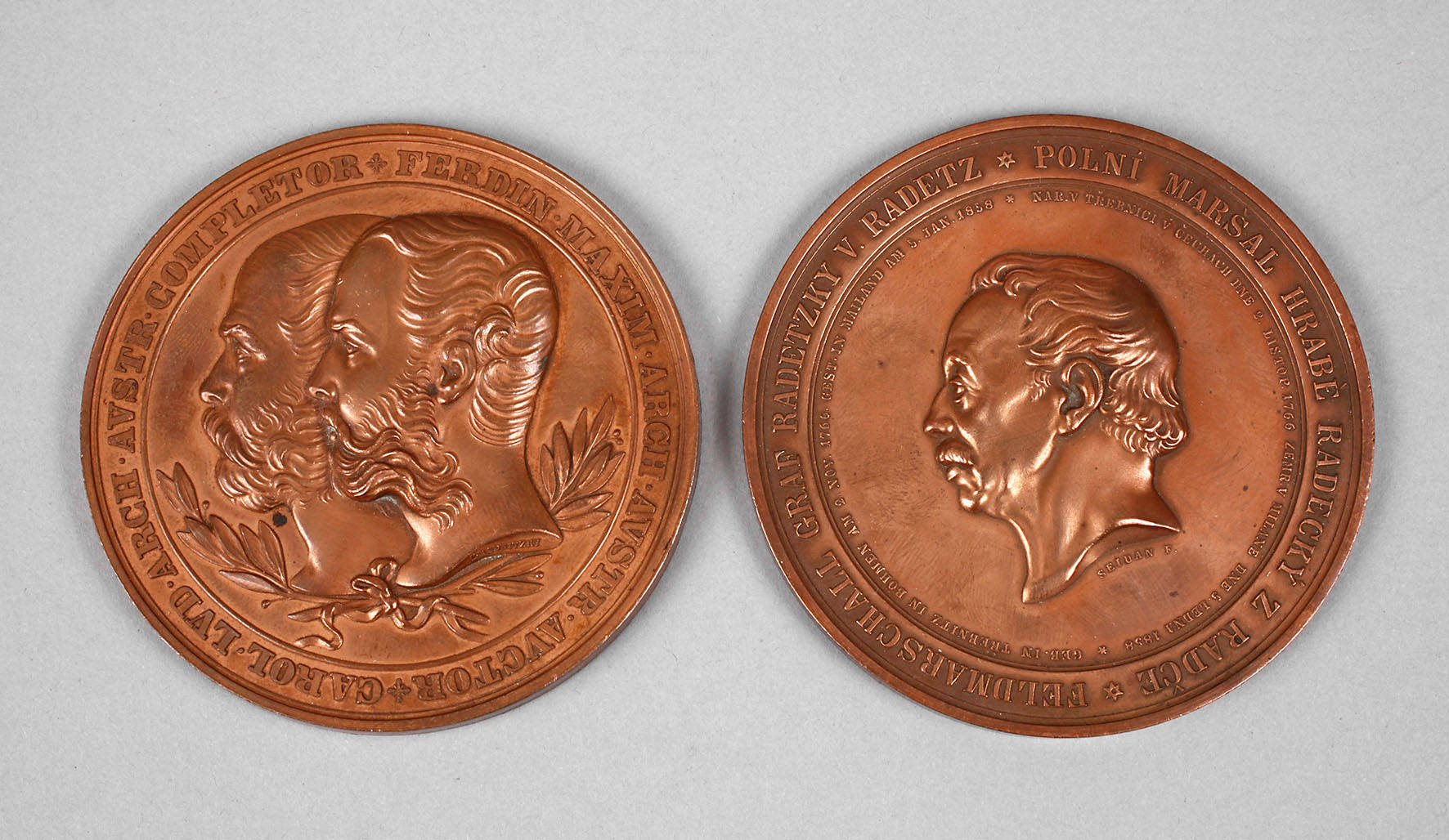 Paar Medaillen Habsburg