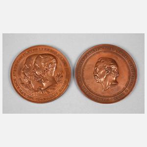 Paar Medaillen Habsburg