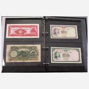 Konvolut Geldscheine China