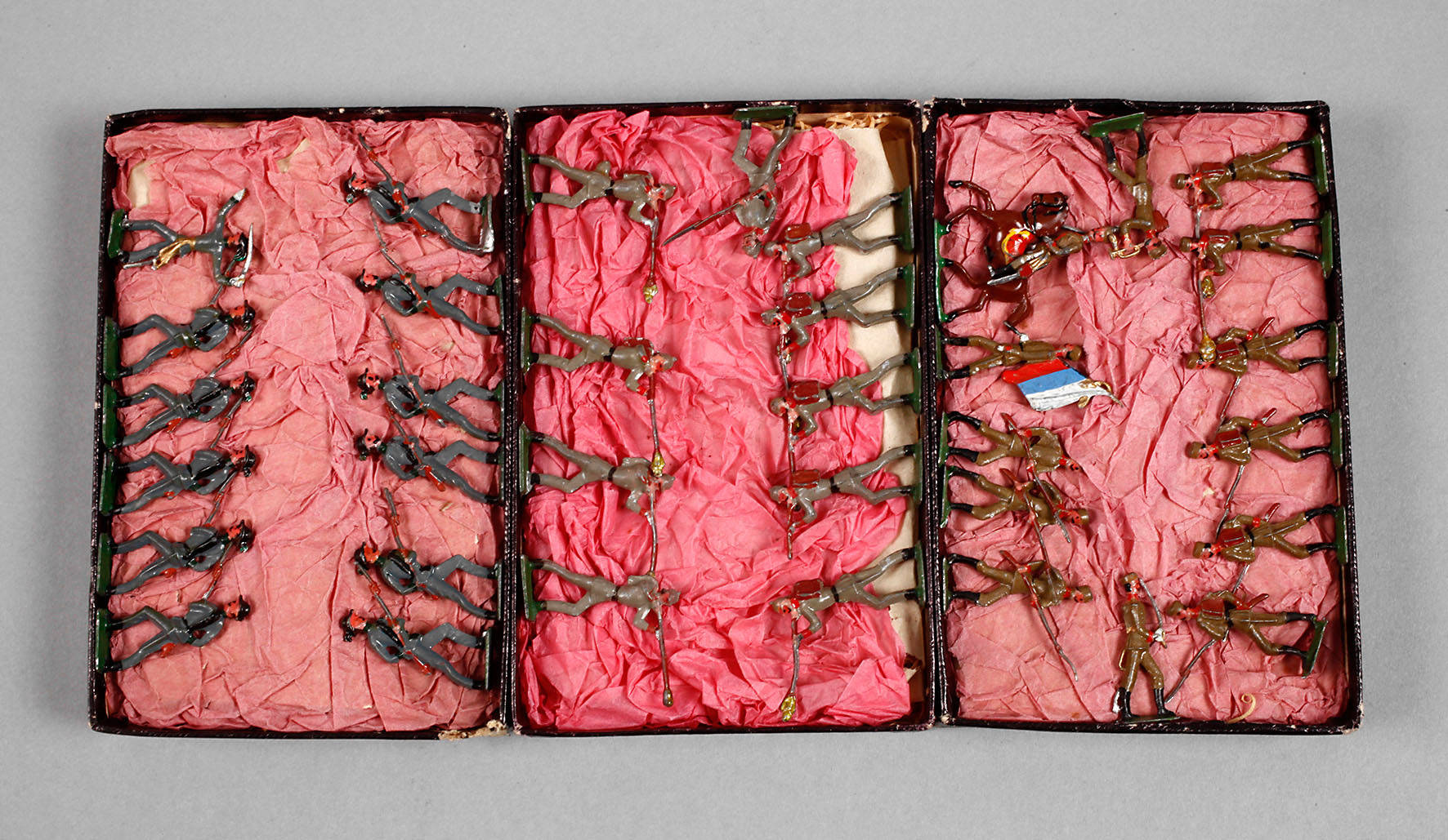 Konvolut soldatische Bleifiguren Wollner/Wien