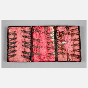 Konvolut soldatische Bleifiguren Wollner/Wien